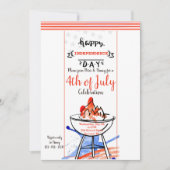Happy Independence Day Uitnodiging (Voorkant)