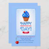 Happy Independence Day Uitnodiging (Voorkant / Achterkant)