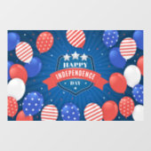 Happy Independence Day Window Cling Raamsticker (Vel)
