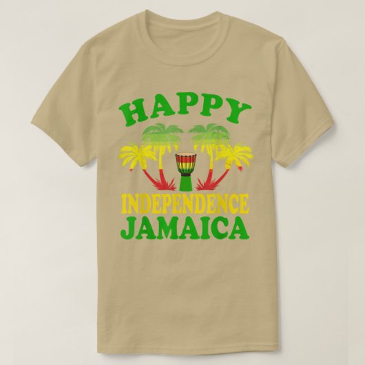 Happy Independence Jamaica 2022 Celebration Jamaic T-shirt (Design voorkant)