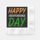 Happy Indian Independence Day India-vlagkleuren Servet (Voorkant)