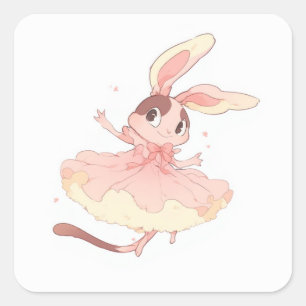 Happy Inspired Design Vierkante Sticker