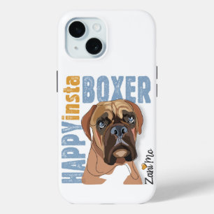 Happy Insta Boxer - Zani Mo Hond iPhone 15 Case