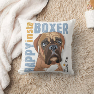 Happy Insta Boxer - Zani Mo Hond Kussen