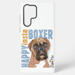 Happy Insta Boxer - Zani Mo Hond Samsung Galaxy Hoesje