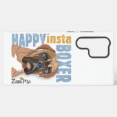 Happy Insta Boxer - Zani Mo Hond Samsung Galaxy Hoesje (Achterkant horizontaal)
