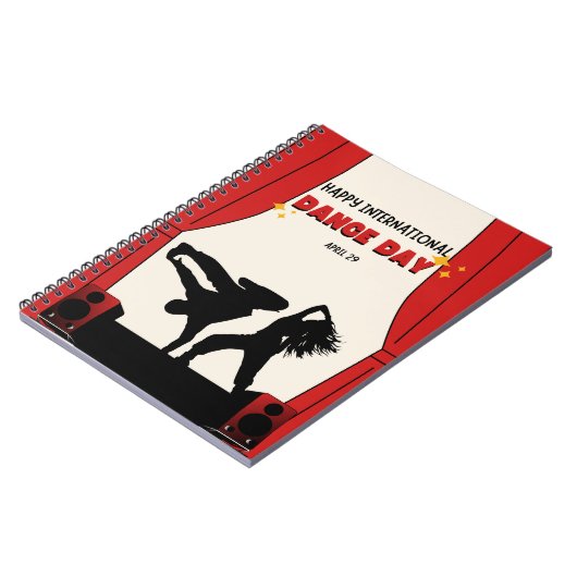 Happy International Dance Day | Werelddansdag Notitieboek (Linkerzijde)