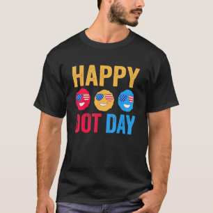Happy International Dot Day Colorful Polka Dots Ki T-shirt