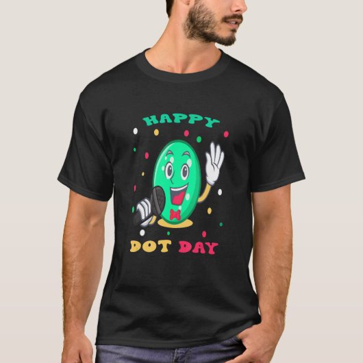 Happy International Dot Day Polka Dot T-shirt Boys (Voorkant)