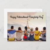 Happy International Friendship Day Briefkaart (Voorkant / Achterkant)