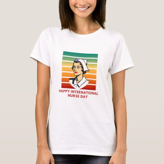 Happy International Nurse Day T-shirt (Voorkant)
