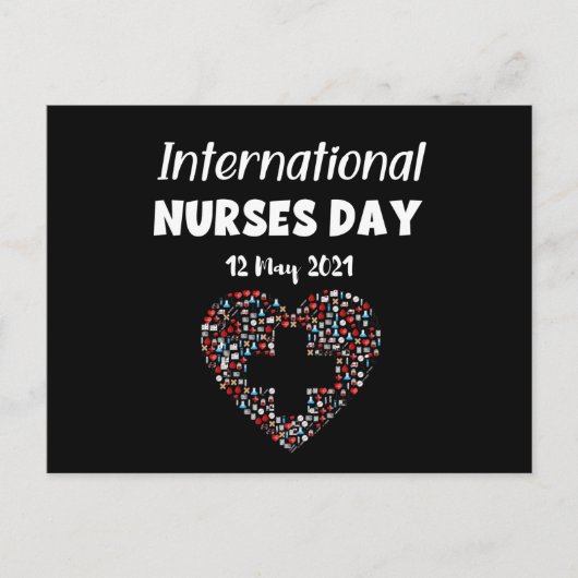 Happy International Nurses Day - 12 mei 2021 Briefkaart (Voorkant)