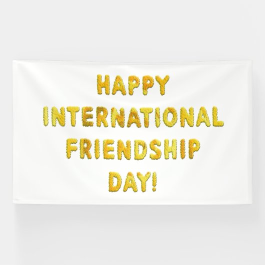 Happy International Spandoek (Horizontaal)