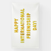 Happy International Spandoek (Verticaal)