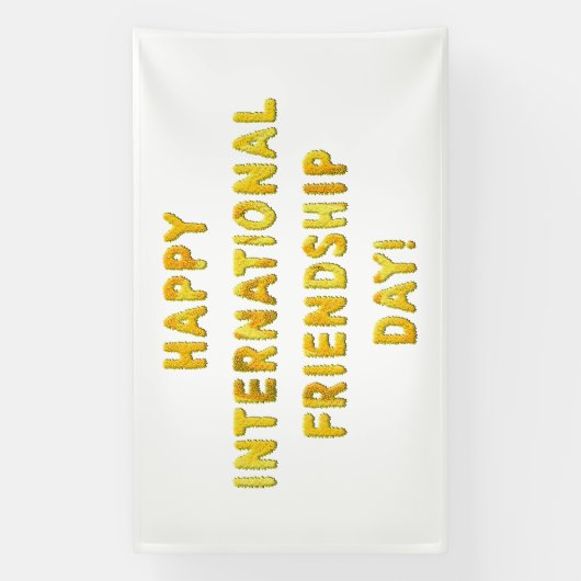 Happy International Spandoek (Verticaal)
