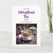 Happy International Tea Day | December 15th Kaart (Voorkant)