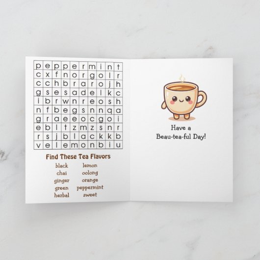 Happy International Tea Day | December 15th Kaart (Binnen)