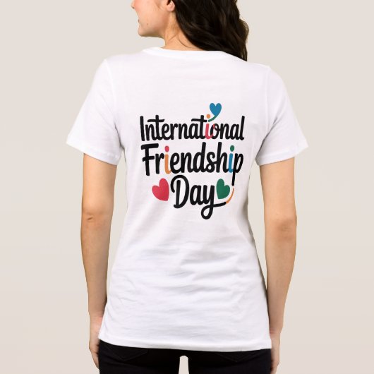Happy International Tri-Blend Shirt (Achterkant)