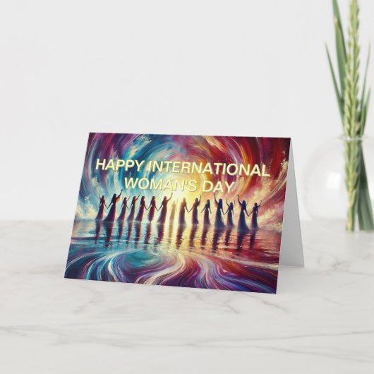 Happy International Woman Day Kaart (Voorkant)