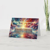 Happy International Woman Day Kaart (Voorkant)