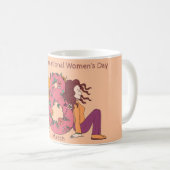 Happy International Women's Day (8 March) Koffiemok (Voorkant rechts)