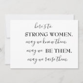 Happy International Women's Day Coffee Mok Kaart (Voorkant)