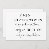 Happy International Women's Day Coffee Mok Kaart (Voorkant / Achterkant)