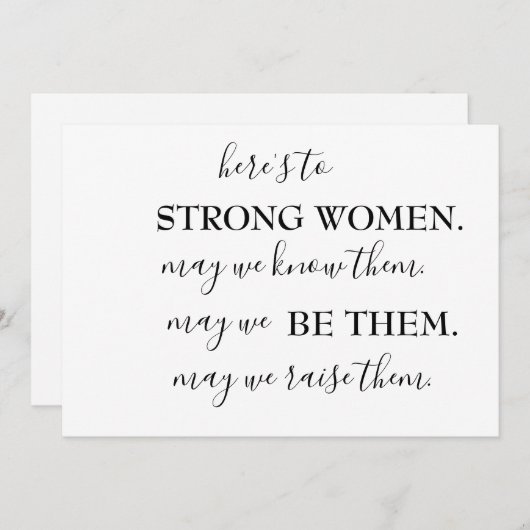 Happy International Women's Day Coffee Mok Kaart (Voorkant / Achterkant)