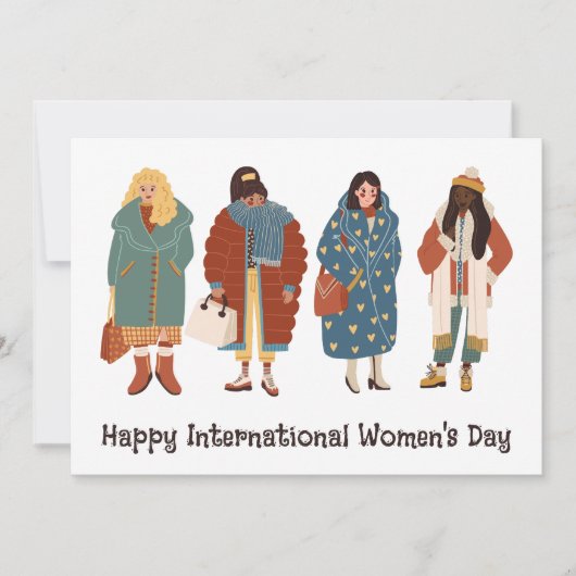Happy International Women's Day Feestdagenkaart (Voorkant)