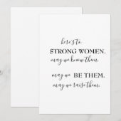 Happy International Women's Day Kaart (Voorkant / Achterkant)