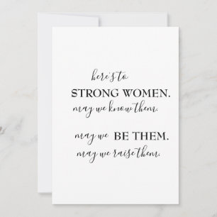 Happy International Women's Day Kaart