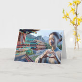 Happy International Women's Day Kaart (Gele Bloem)