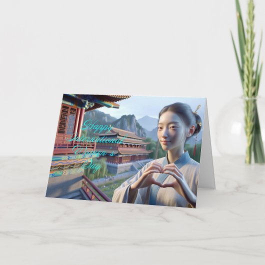 Happy International Women's Day Kaart (Voorkant)