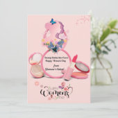 Happy International Women's Day Kaart (Staand voorkant)