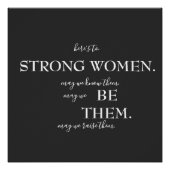 Happy International Women's Day T-Shirt Wooden Box Perfect Poster (Voorkant)