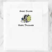 Happy Interreligieuze Pasen en Passover Rechthoekige Sticker (Tas)