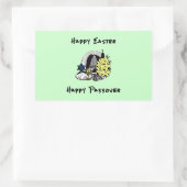 Happy Interreligieuze Pasen en Passover Rechthoekige Sticker (Tas)