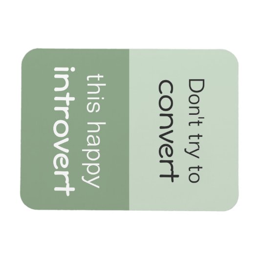 Happy Introvert Magneet (Horizontaal)
