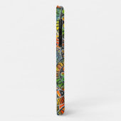 Happy iPhone Acrylhandbeschilderde cirkels Modern Case-Mate iPhone Case (Achterkant/links)