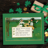 Happy Irish Children St. Patrick's Day Briefkaart
