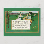 Happy  Irish Children St. Patrick's Day Briefkaart (Voorkant)