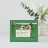 Happy  Irish Children St. Patrick's Day Briefkaart (Staand voorkant)