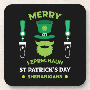 Happy Irish Saint Patrick's Day Australia March 17 Bier Onderzetter