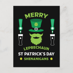 Happy Irish Saint Patrick's Day Australia March 17 Briefkaart