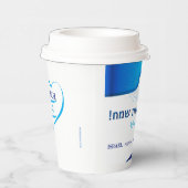 Happy Israel 75 Independence Day Blue Star David Papieren Bekers (Rechts)