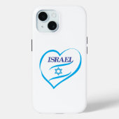 Happy Israel Independence Day Blue Star van David Case-Mate iPhone Case (Achterkant)