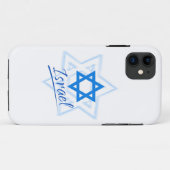 Happy Israel Independence Day Blue Star van David Case-Mate iPhone Case (Achterkant (horizontaal))