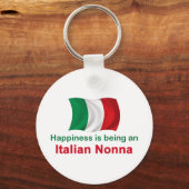 Happy Italy Nonna Sleutelhanger (Voorkant)