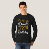 Happy It's My Dad's 65th Birthday 1960 65 jaar oud T-shirt (Voorkant volledig)