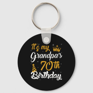Happy its My Grandpas 70th Birthday 1955 70 jaar Sleutelhanger